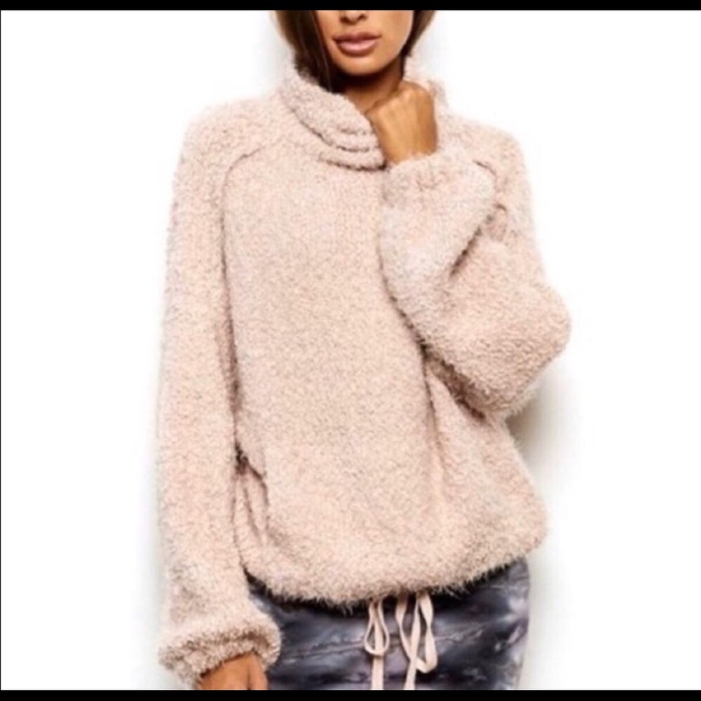 NWOT Young Fabulous & Broke Pink Sweater